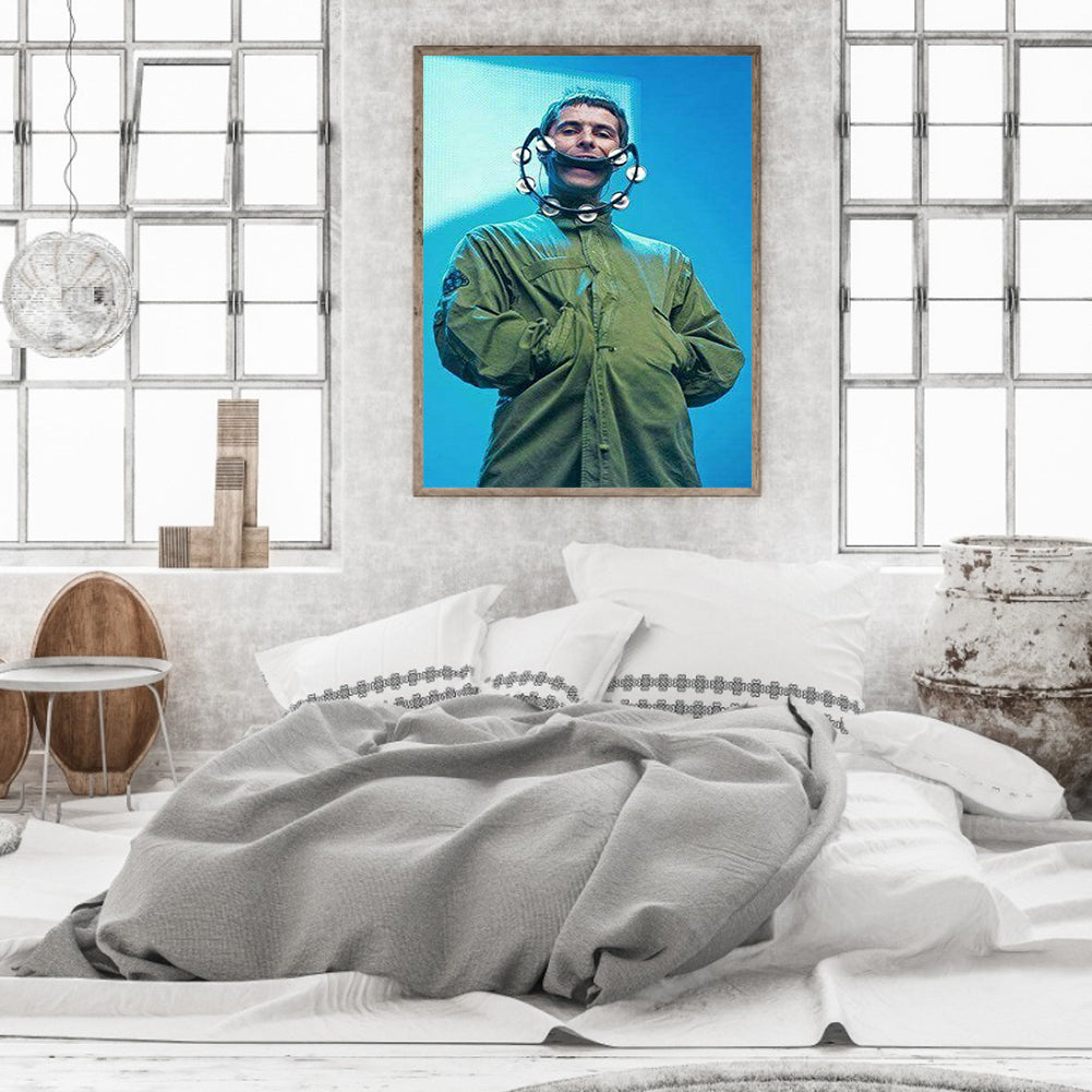 Liam Gallagher - Full Round Drill Diamond Painting 30*40CM