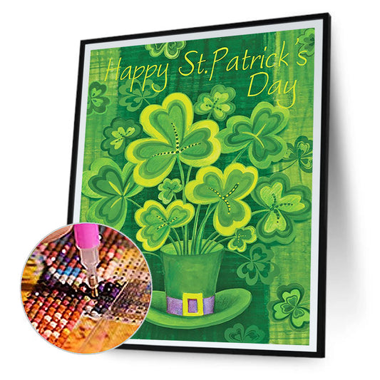 Happy St. Patrick'S Day - Full Round Drill Diamond Painting 30*40CM