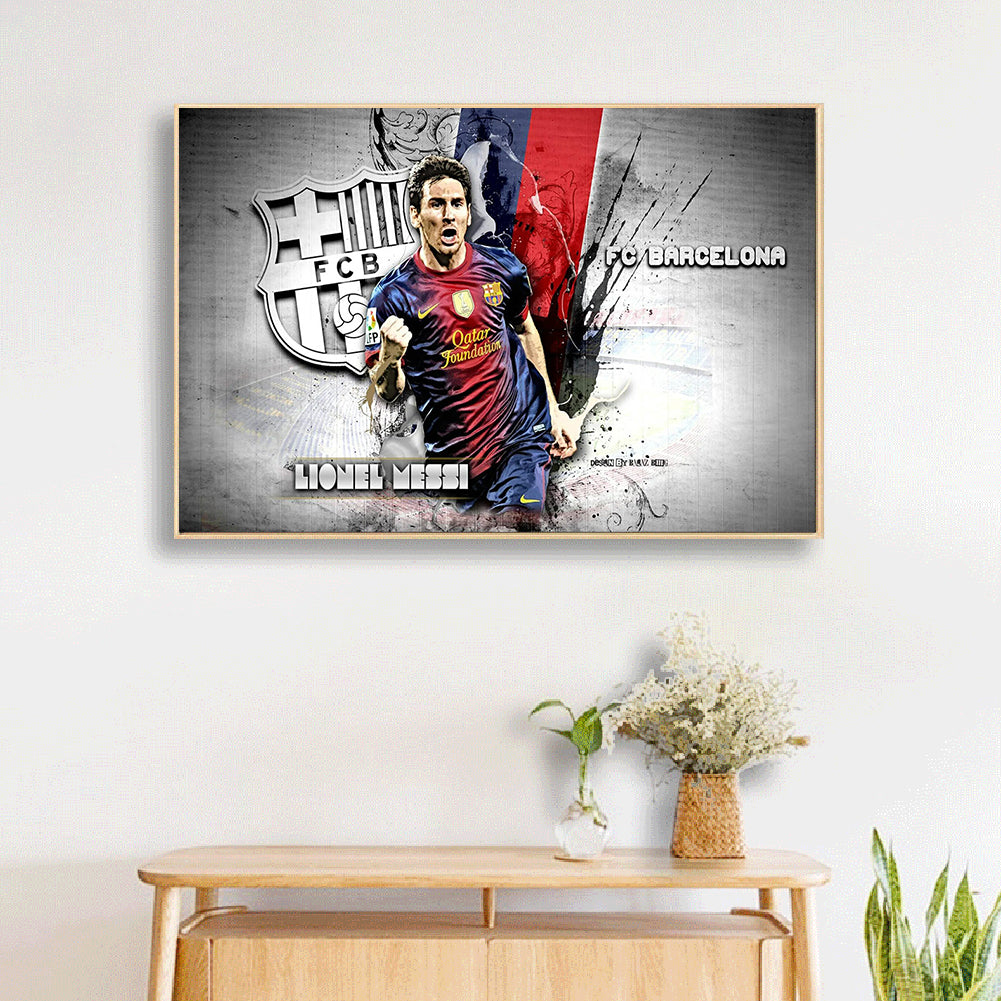 Messi - Full Round Drill Diamond Painting 60*40CM