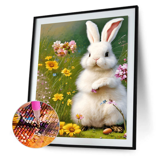 Easter Bunny - Full Round Drill Diamond Painting 30*40CM