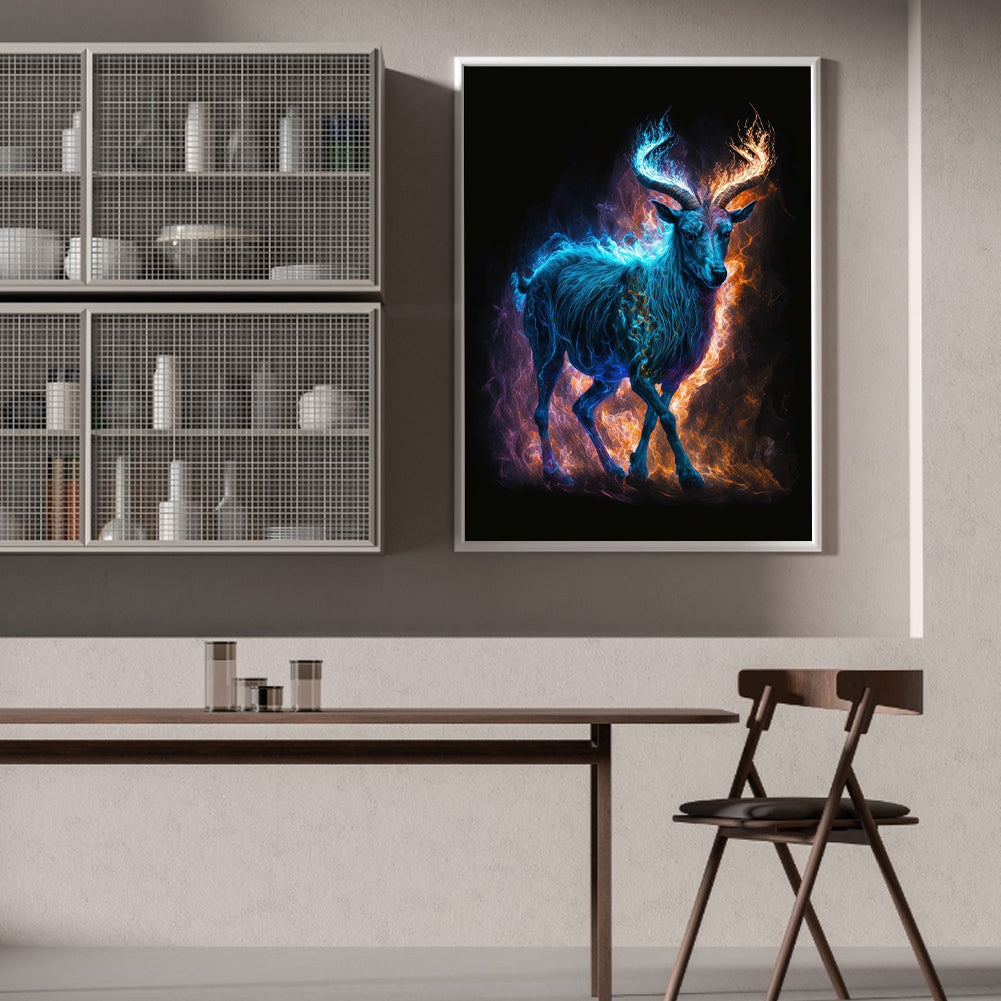 Elk - Full Round Drill Diamond Painting 30*40CM