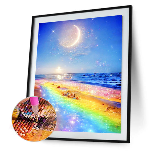 Rainbow Beach - Full Round Drill Diamond Painting 30*40CM
