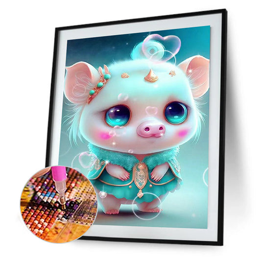 12 Zodiac Pigs - Full Round Drill Diamond Painting 30*40CM