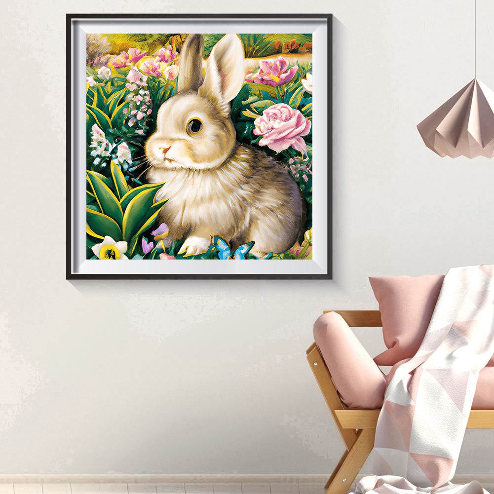 Easter Bunny - Full Round Drill Diamond Painting 30*30CM