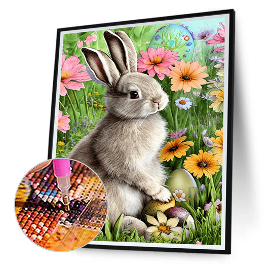 Easter Bunny - Full Round Drill Diamond Painting 30*40CM