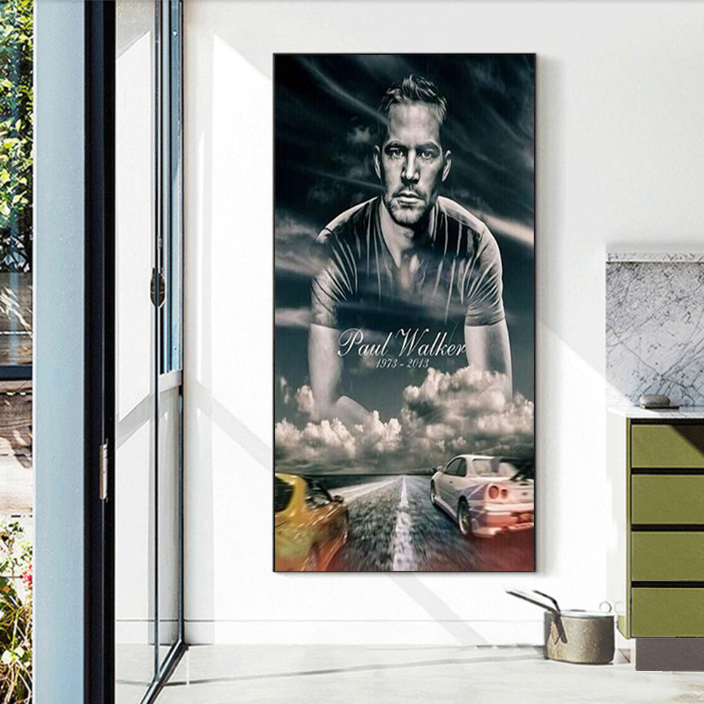Paul Walker Poster - Full Round Drill Diamond Painting 50*80CM