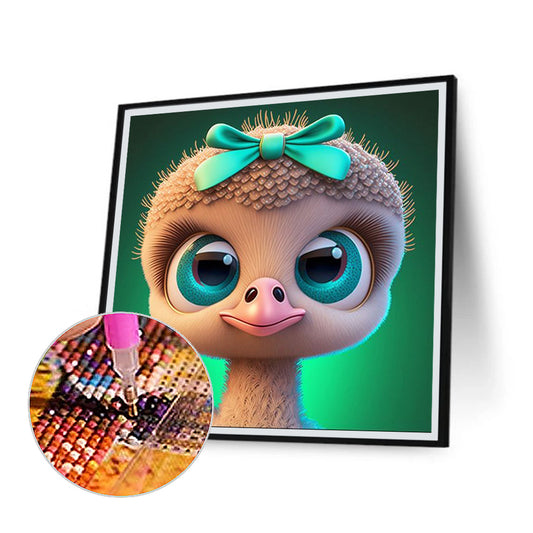 Ostrich - Full Round Drill Diamond Painting 35*35CM