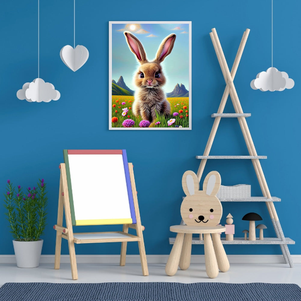 Bunny - Full Round Drill Diamond Painting 30*45CM