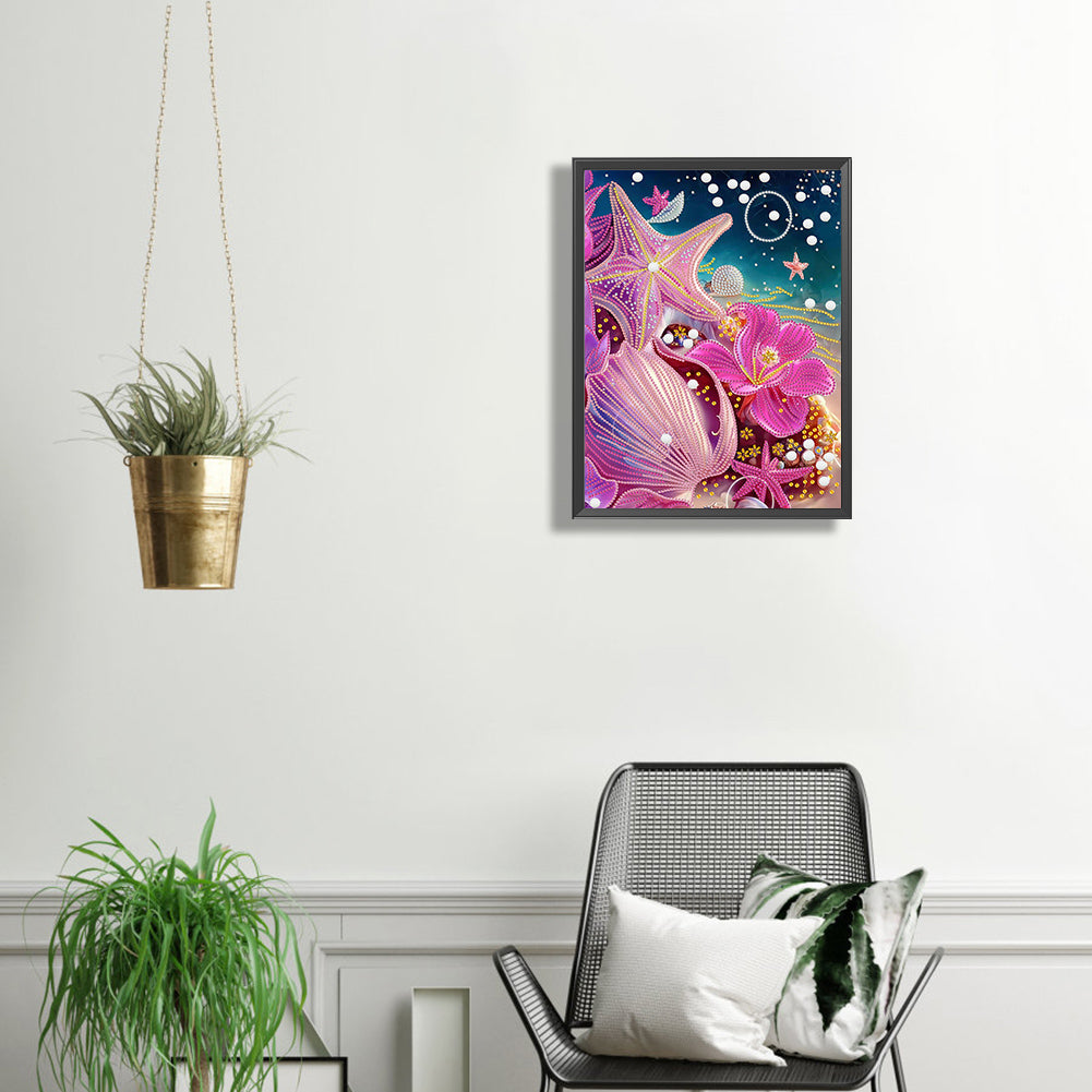 Dream Shell - Special Shaped Drill Diamond Painting 30*40CM