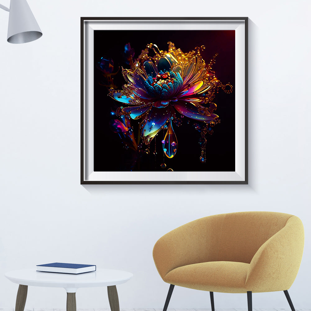 Crystal Flower - Full Round Drill Diamond Painting 30*30CM