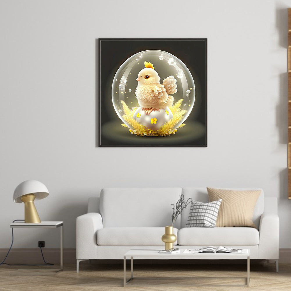Fantasy Cartoon Chick Crystal Ball - Full Round Drill Diamond Painting 30*30CM