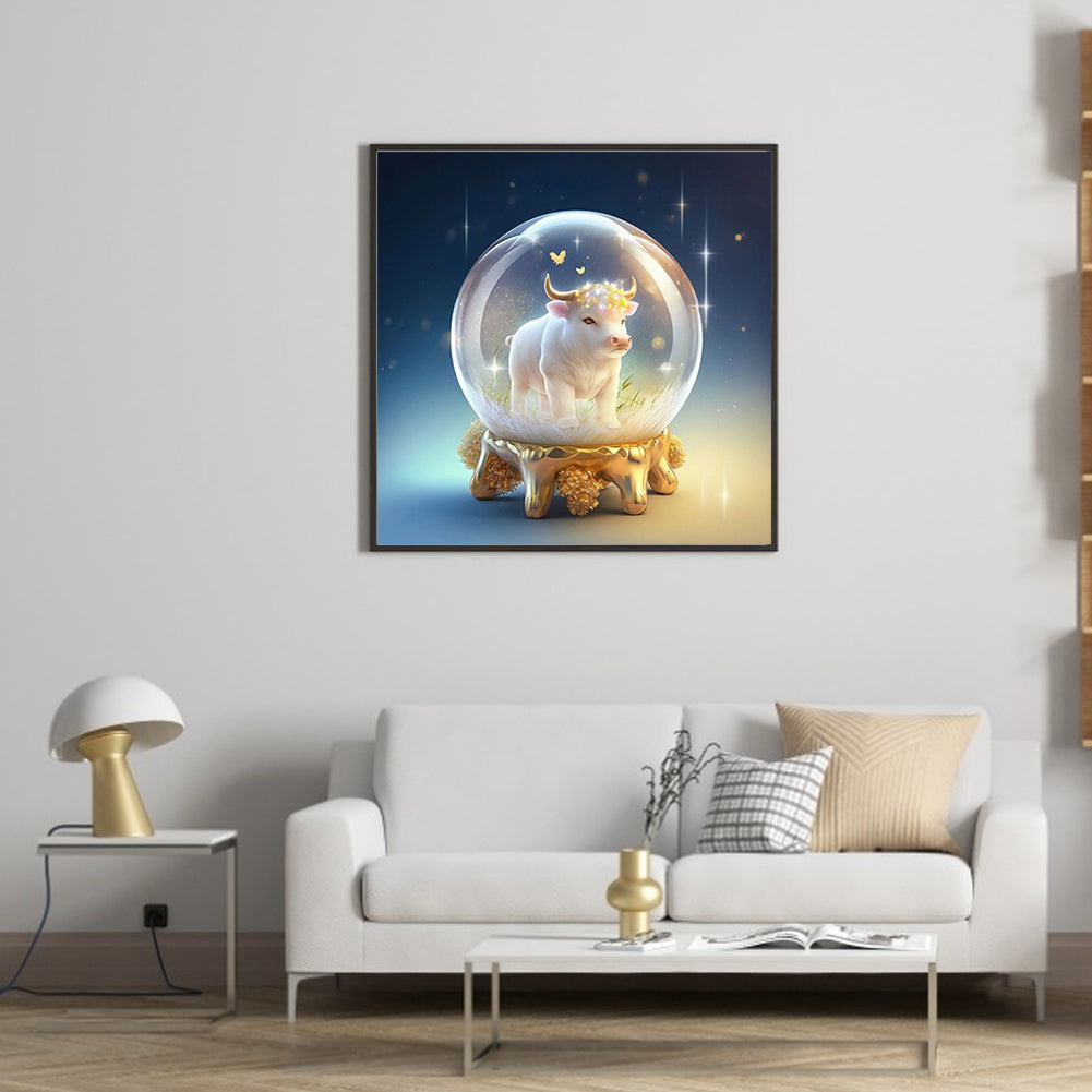 Fantasy Cartoon Calf Crystal Ball - Full Round Drill Diamond Painting 30*30CM