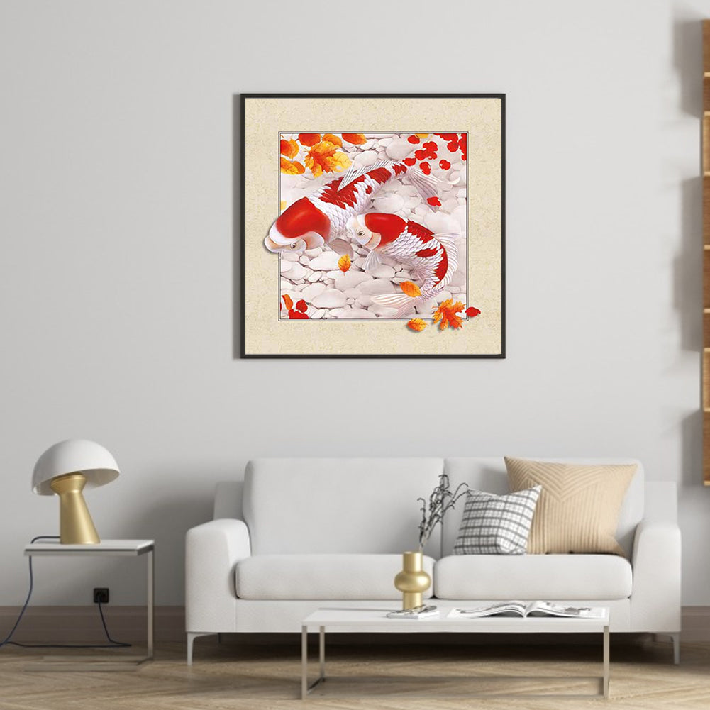3D Goldfish - Full Round Drill Diamond Painting 30*30CM