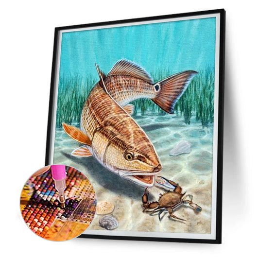 Deep Sea Fishing - Full Round Drill Diamond Painting 30*40CM
