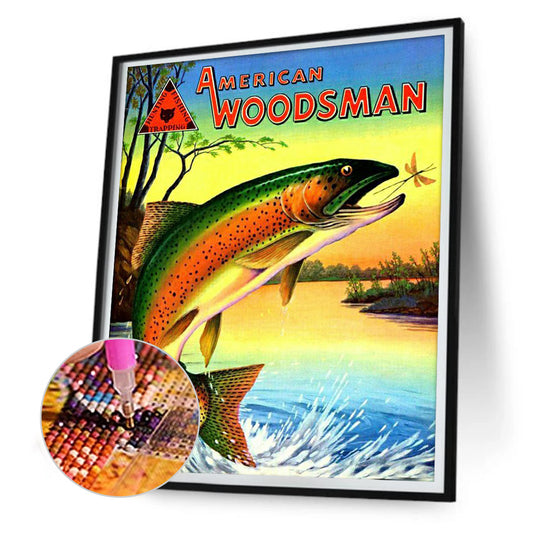 Deep Sea Fish - Full Round Drill Diamond Painting 30*40CM