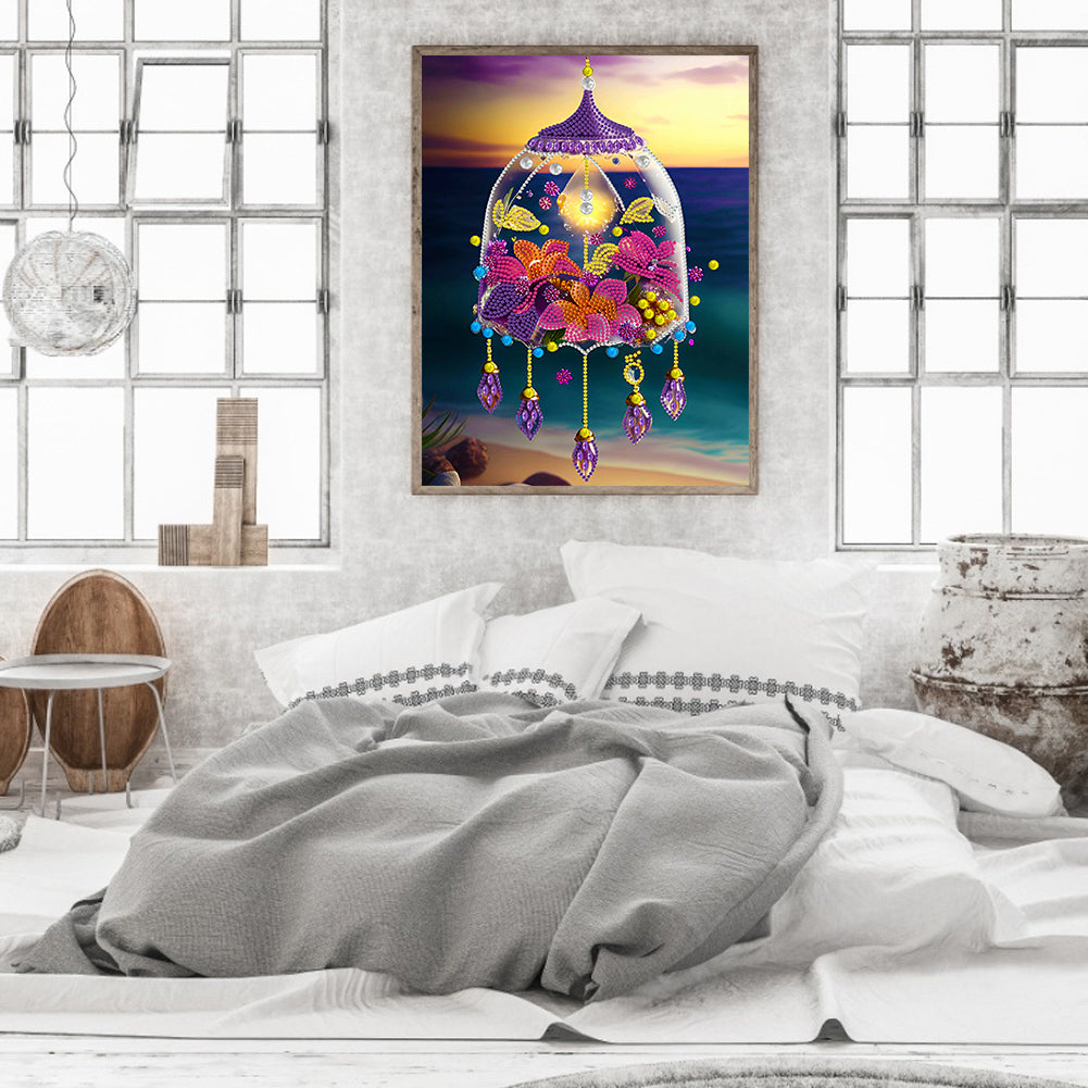 Fantasy Crystal Pendant - Special Shaped Drill Diamond Painting 30*40CM