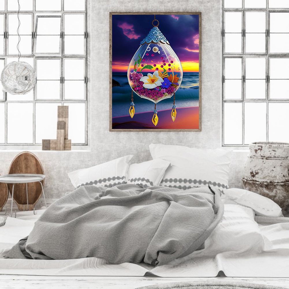Fantasy Crystal Pendant - Special Shaped Drill Diamond Painting 30*40CM