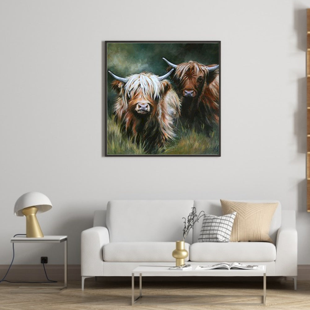 Yak - Full Round Drill Diamond Painting 30*30CM