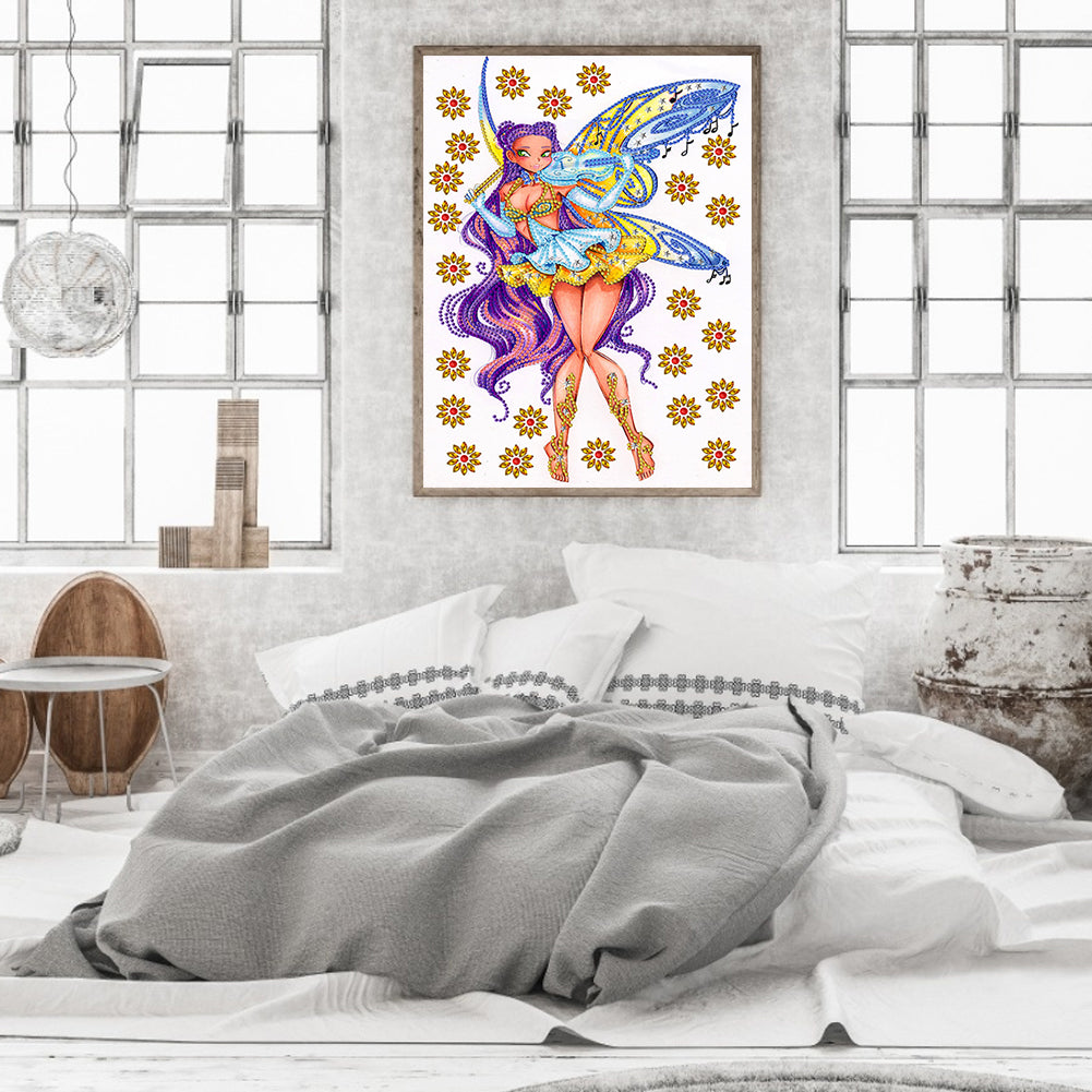 Fairy - Special Shaped Drill Diamond Painting 30*40CM
