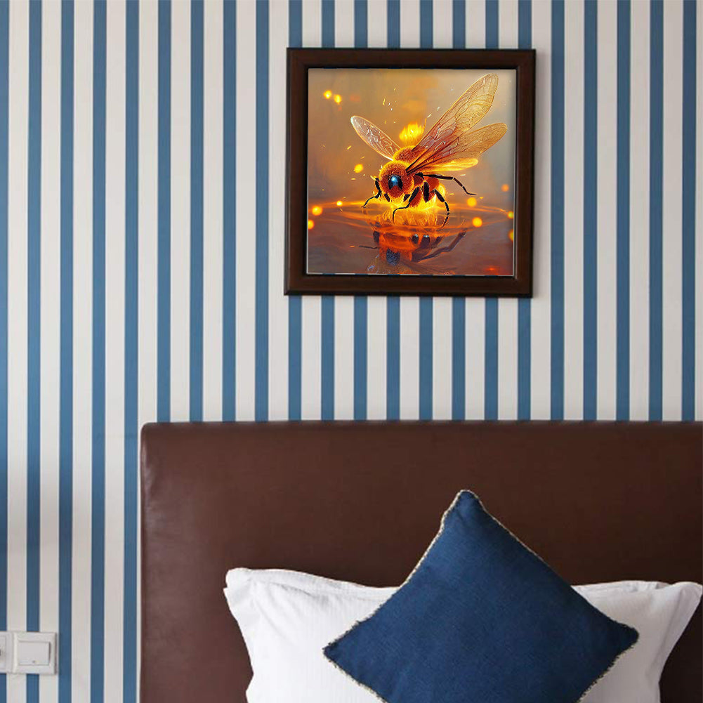 Bee - Full Round Drill Diamond Painting 30*30CM