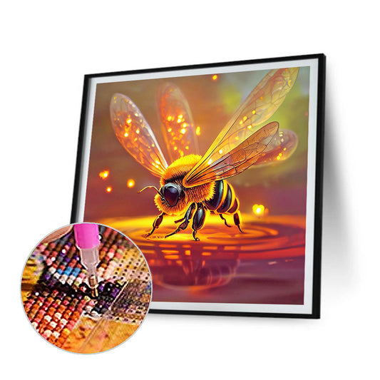Bee - Full Round Drill Diamond Painting 30*30CM