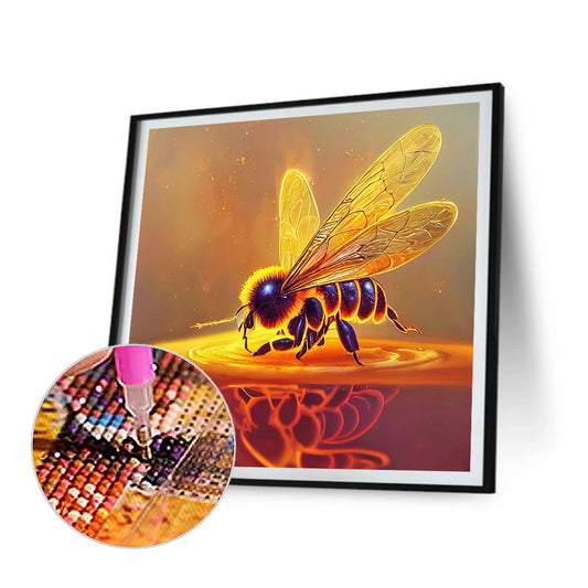 Bee - Full Round Drill Diamond Painting 30*30CM