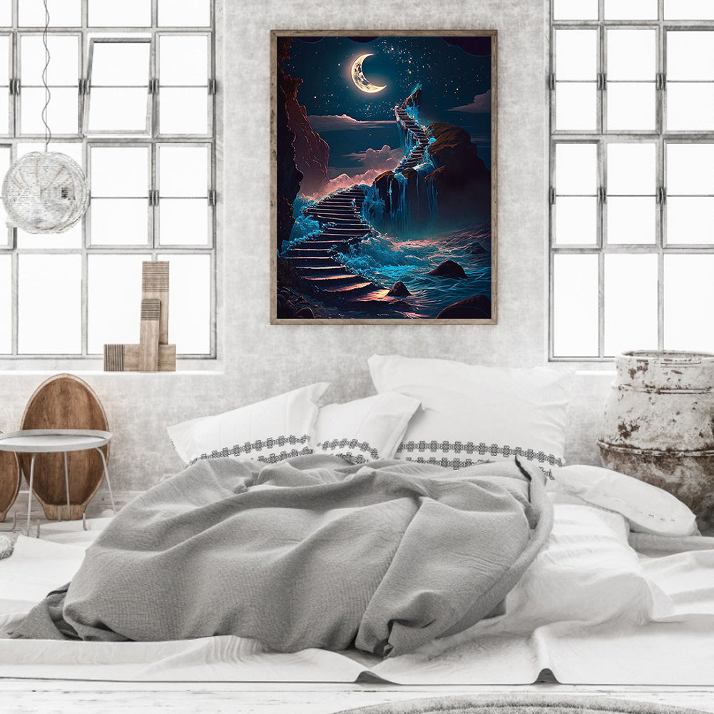 Road To Sky - Full Square Drill Diamond Painting 40*50CM