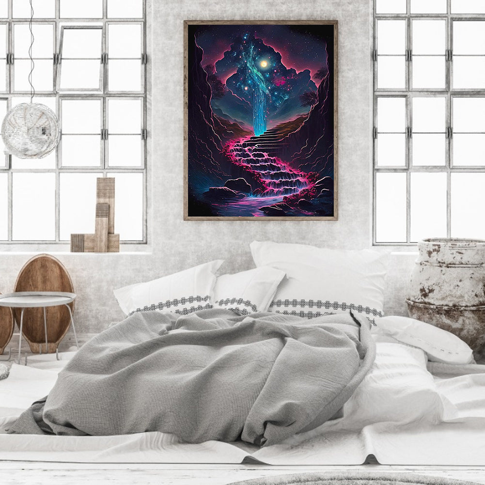 Road To Sky - Full Square Drill Diamond Painting 40*50CM