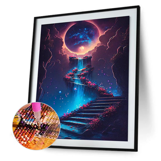 Road To Sky - Full Square Drill Diamond Painting 40*50CM