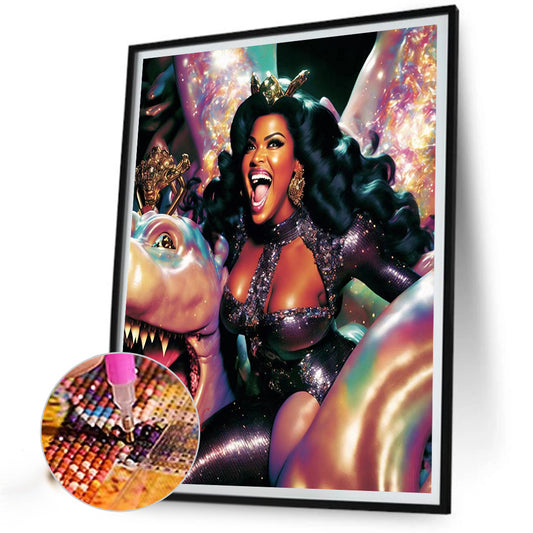 Beauty And The Beast - Full Round Drill Diamond Painting 30*40CM