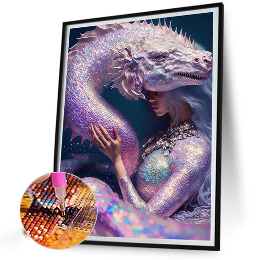 Beauty And The Beast - Full Round Drill Diamond Painting 30*40CM