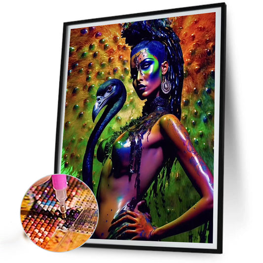 Beauty And The Beast - Full Round Drill Diamond Painting 30*40CM