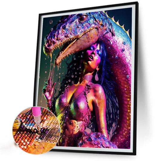 Beauty And The Beast - Full Round Drill Diamond Painting 30*40CM