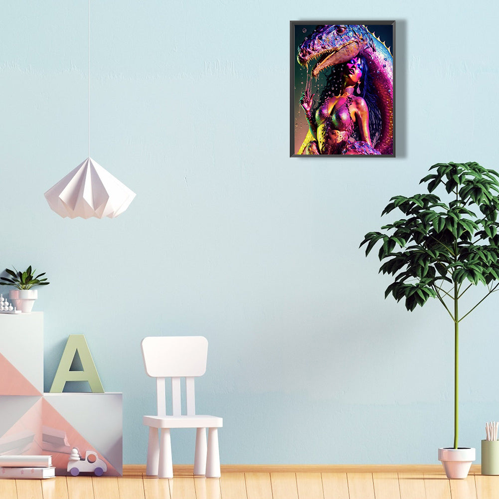 Beauty And The Beast - Full Round Drill Diamond Painting 30*40CM