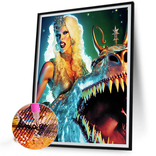 Beauty And The Beast - Full Round Drill Diamond Painting 30*40CM