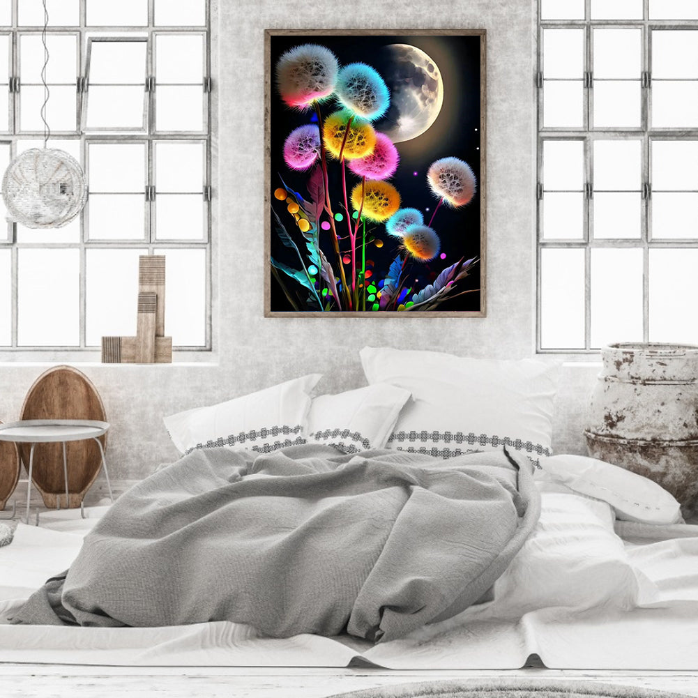 Dandelion - Full Square Drill Diamond Painting 30*40CM