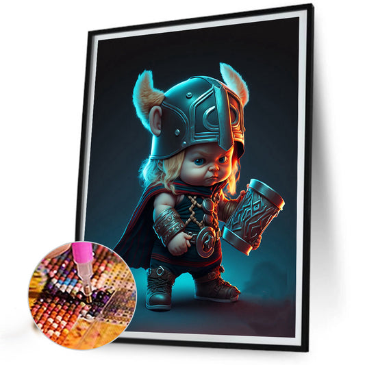 Dali Baby - Full Round Drill Diamond Painting 30*40CM