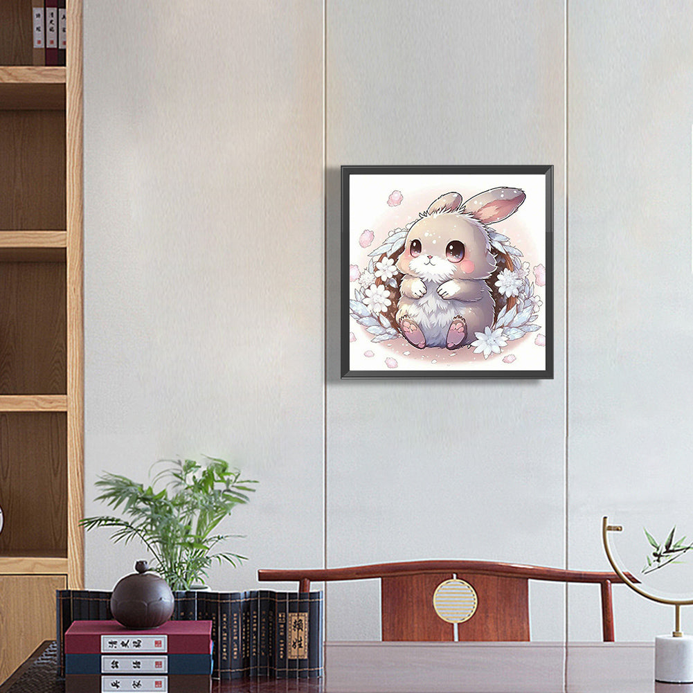 Rabbit - Full Round Drill Diamond Painting 30*30CM