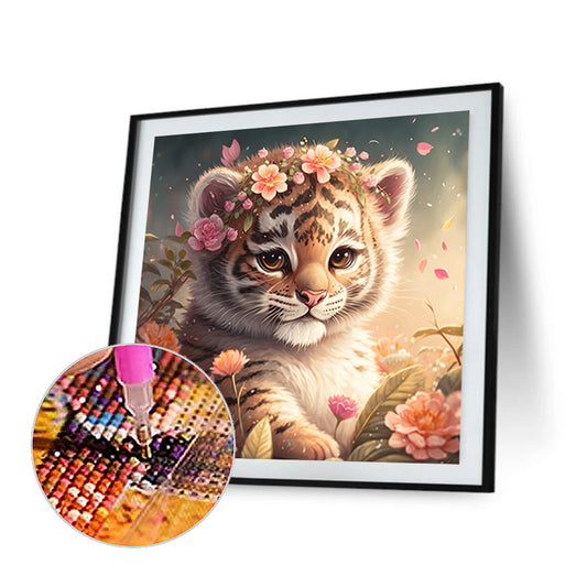 Little Tiger - Full Square Drill Diamond Painting 30*30CM