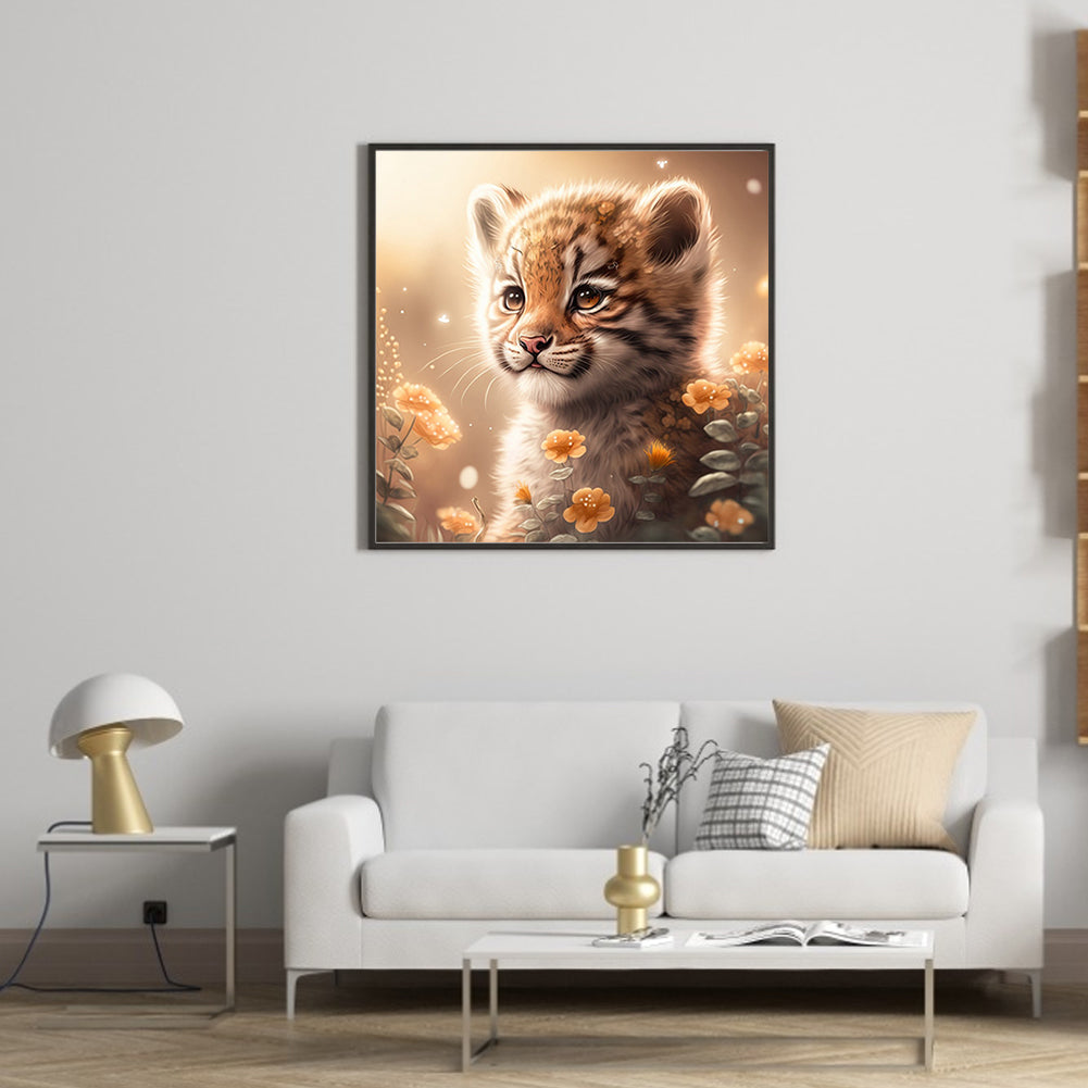 Little Tiger - Full Square Drill Diamond Painting 30*30CM
