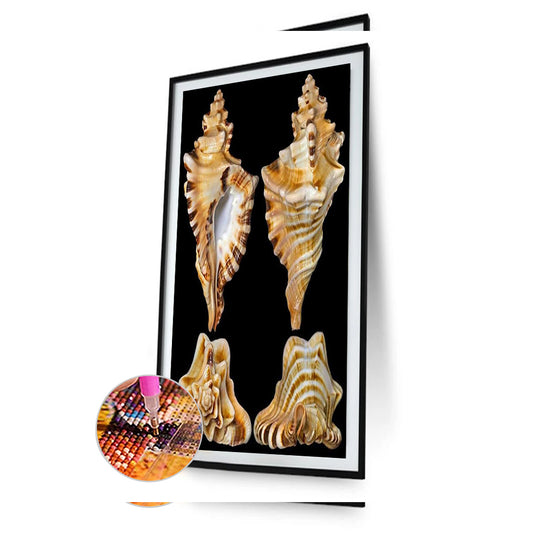 Beach Shells - Full Round Drill Diamond Painting 30*45CM