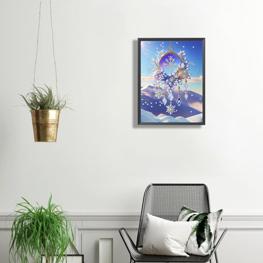 Purple Campanula - Special Shaped Drill Diamond Painting 30*40CM