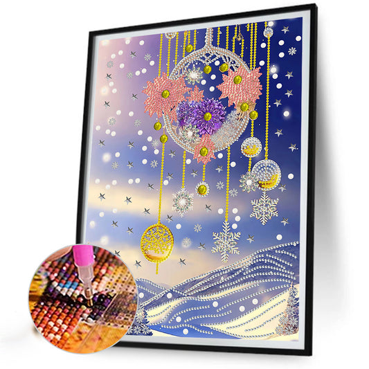 Fantasy Amethyst Ball - Special Shaped Drill Diamond Painting 30*40CM