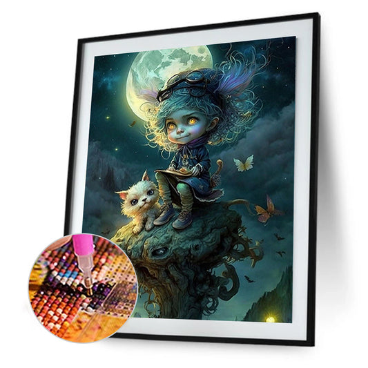 Little Animal Trainer - Full Round Drill Diamond Painting 30*40CM