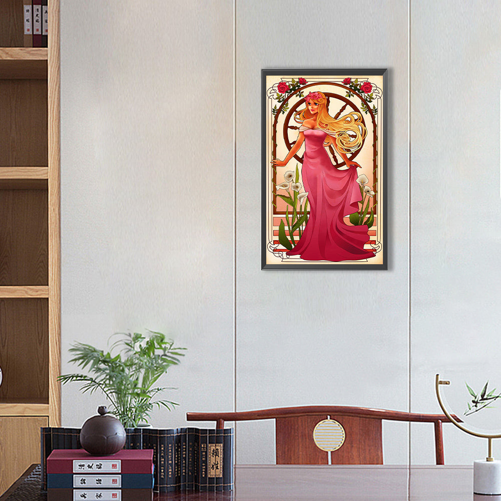 Princess Aurora - Full Round Drill Diamond Painting 30*50CM