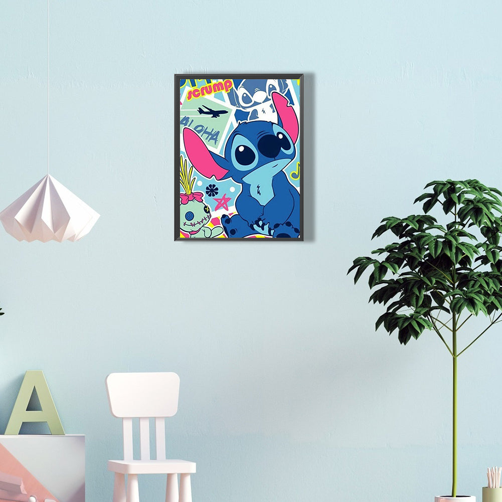 Stitch - Full Round Drill Diamond Painting 30*40CM