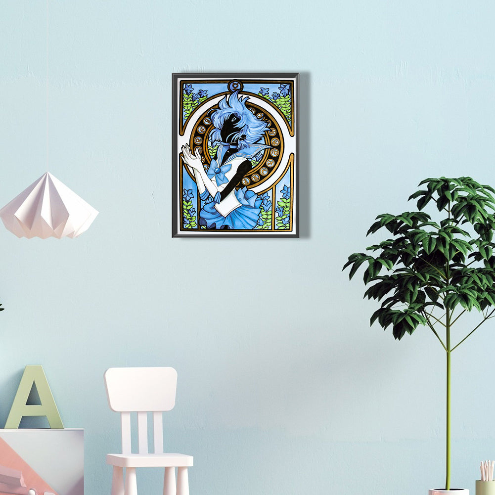 Sailor Moon - Full Round Drill Diamond Painting 30*40CM