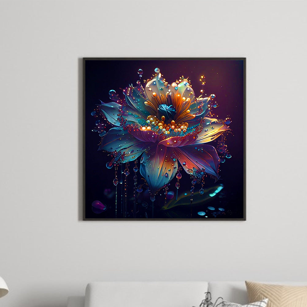 Crystal Flower - Full Round Drill Diamond Painting 30*30CM