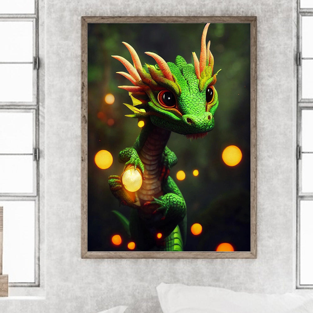 Pterosaur 30*40Ccm(canvas) full round drill diamond painting