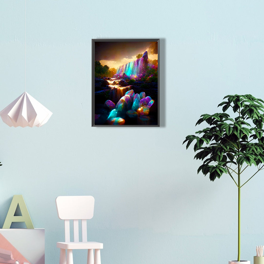 Ziguang Mountain Forest - Full Round Drill Diamond Painting 30*40CM